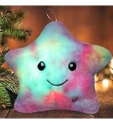 HICAS Sensory Light Up Toys for Autism Luminous Twinkle Star Plush Pillow Glowing Stuffed Star Fl...