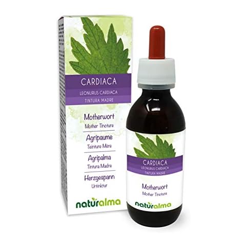 Motherwort (Leonurus cardiaca) herb with Flowers Alcohol-Free Mother Tincture Naturalma | Liquid Extract Drops 120 ml | Food Supplement | Vegan Cover