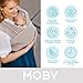 Moby Baby Wrap Carrier Element for Newborns to Toddlers (8-33lbs), Infant Sling Carrier, Ultra Lightweight & Hands Free Design, Adjustable for All Body Types (Taupe)