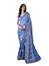 TRENDMALLS Women's Georgette Sequin Embroidery work Saree with Unstitch Blouse Piece (K963-Skyblue)