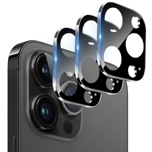 Dengduoduo 3 Pack Camera Lens Protector for iPhone 13 Pro 6.1" & iPhone 13 Pro Max 6.7", Tempered Glass, Ultra HD, 9H Hardness, Anti-Scratch, Case Friendly, Easy to Install [No Affect on Night Shots]