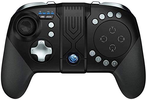 Kontroler gamepada, bezprzewodowy klucz mapowanie gamepad joystick idealny do PUBG & Fotnite & inne, kompatybilny z telefonem z systemem Android, czarny
