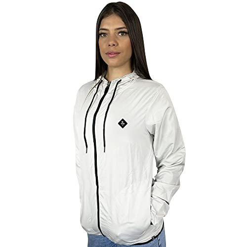 Jaqueta Corta Vento Light Feminino Off White WSS Diamond Tamanho:P;Cor:Branco
