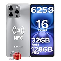 DOOGEE Note 58 Smartphone Android 16, 32GB+128GB, 2TB TF Cellulare, 6.75″ HD+ 90Hz Schermo, 6250mAh, 16MP+8MP Telefono Cellulare, 4G Dual SIM, Octa Core, Widevine L1, NFC, OTG, Face ID, GPS, Naturali