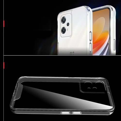 Image of Mr. Case Crystal Clear Transparent Back Cover Case for OnePlus Nord CE 2 Lite 5G | Flexible Shockproof TPU Frame Bumper Scratch Resistant - Crystal Clear