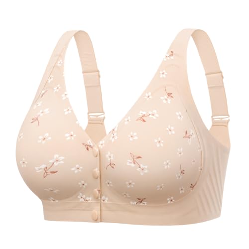 Angelhood Jelly Front Closure Women's Bra Daisy Wireless Surgical Bralettes