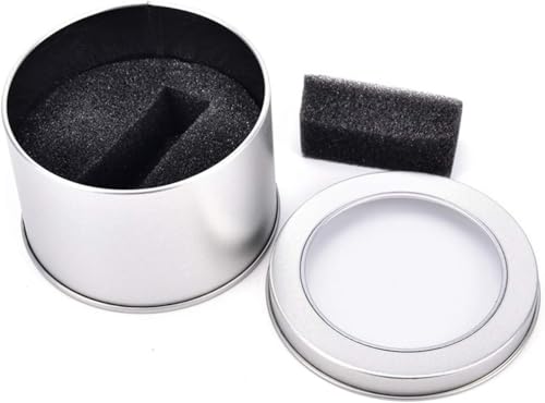 Boîte de rangement montre YZCIS étui rond de 2 pièces pour bijoux 90x60mm
