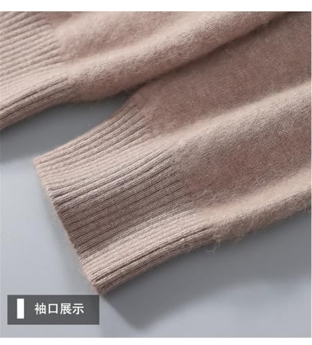 Men Long Sleeve Knitted Button Up Pullover Men's Lapel Collar Pullover Slim Fit Sweater Loose Knitted Bottom Sweater4