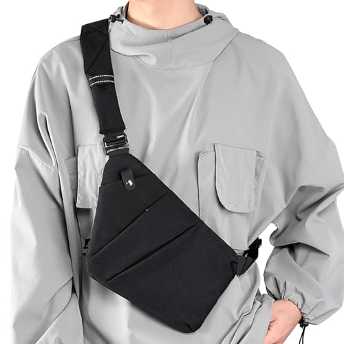 Mochila de hombro de pecho compacta para proteger objetos de la lluvia 7