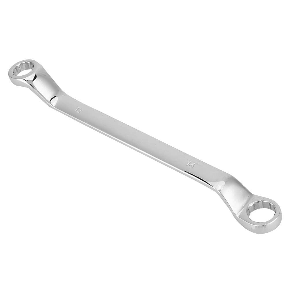 Chiave a cricchetto doppia offset a doppia testa 12-14 mm allungata in acciaio al carbonio