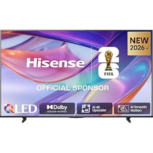 Hisense 75E7S QLED Smart TV, 190 cm (75 Zoll), Hi-QLED Farbe, Dolby Vision.Atmos, IA 4K, Smooth Motion IA, Spielmodus Plus, Dolby Vision IQ, HDR10 + Adaptive