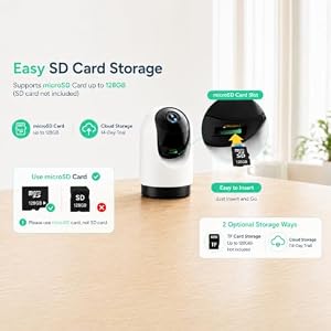 YOTON 2K Indoor Camera, 5G Wi-Fi Baby Monitor Pet Camera w/Motion Tracking — photo 3 of 6