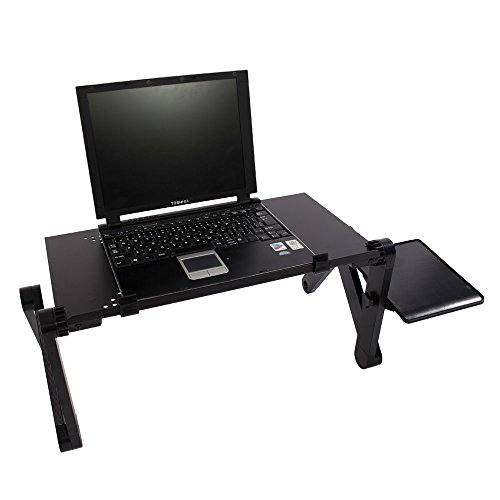 New Lap Desk Gear Activated Multi-Position 360°Adjustable Laptop Notebook Desk Table Stand Bed Tray Foldable with Mouth Mouse Board