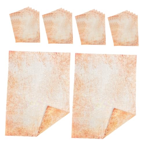 EXQUIMEUBLE 40個 - 文房具 クラシック ライティング ジャーナリング 理想的な 用品 両面 手紙 招待状 空白 ヴィンテージ 昔ながら 工芸 デザイン