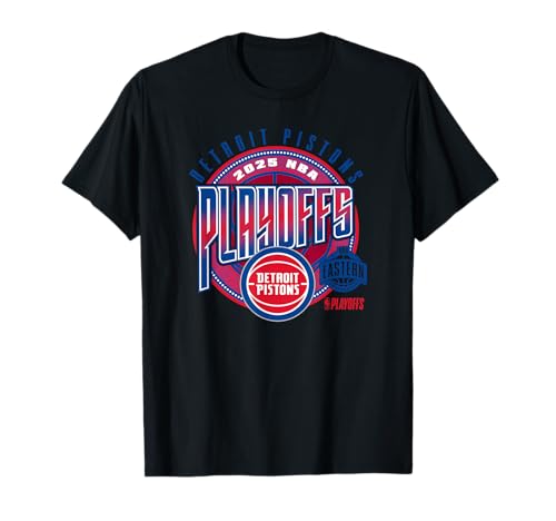 NBA Official Detroit Pistons 2025 Playoffs Game Day T-Shirt