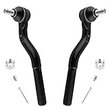 BOXI 2pcs Front Outer Tie Rod End Links Fit for Jeep Wrangler 2007-2017 / for Jeep Wrangler JK 2018 Sport Utility 4-Door 3.6L 3.8L | ES800594 ES800593