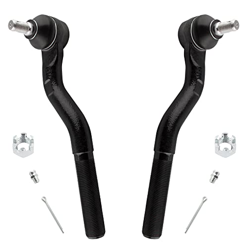 BOXI 2pcs Front Outer Tie Rod End Links Fit for Jeep Wrangler 2007-2017 / for Jeep Wrangler JK 2018 Sport Utility 4-Door 3.6L 3.8L | ES800594 ES800593