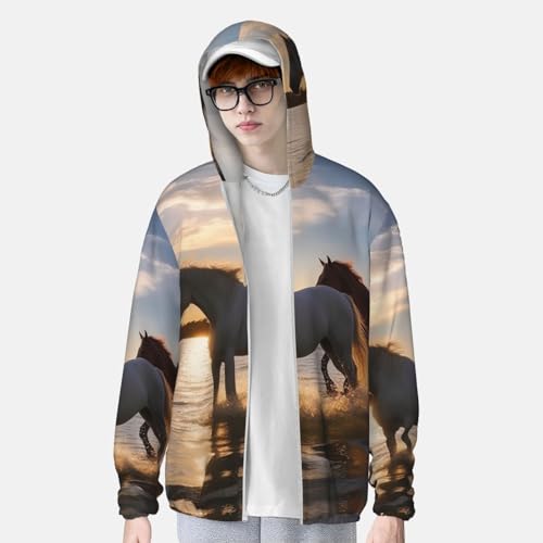 Chaqueta liviana de manga larga para protección solar miniatura 2