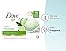 Dove Skin Care Beauty Bar For Softer Skin Cucumber and Green Tea More Moisturizing Than Bar Soap 3.75 oz, 14 Bars