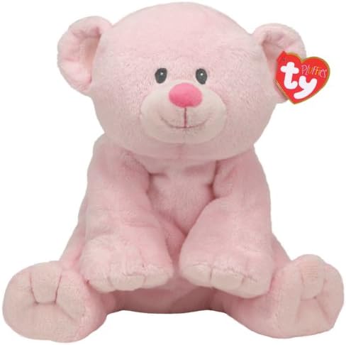 Ty Baby Woods Pink Bear Pluffies