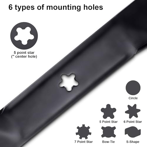 Geosiry 134149 42 Inch Lawn Mower Blade for Craftsman LT1000 LT2000 YS4500, Husqvarna, Poulan Pros 42 Inch Deck Lawn Mower, Replaces 422719, 424752, 777-134149, 532-134149