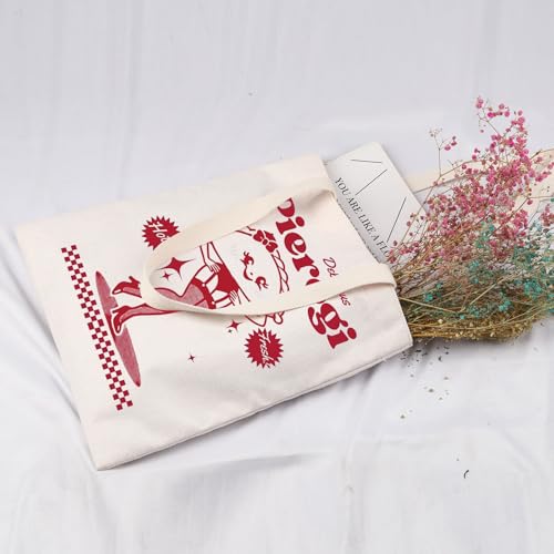 Bolsa tote Lywjyb Birdgot con diseño de pierogi, bolsa de mano para amantes de las empanadillas polacas, ideal como regalo miniatura 6