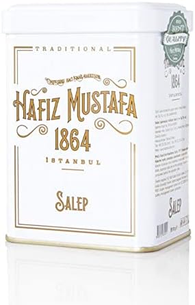 Hafiz Mustafa 1864 Istanbul, Salep, Sahlep, Sahlab, Turkish Ottoman Milky Chai, Gift from Turkey, Gift Ideas for Birthday, Christmas