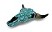 Mosaic Turquoise Steer Skull Wall Hanging