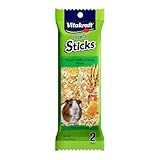 Vitakraft Guinea Pig Popped Grains & Honey Treat Sticks 2 Pack, 2.5 Ounce