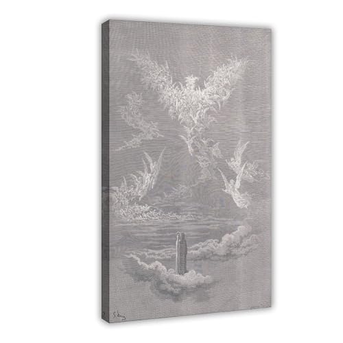 The Vision of The Sixtheaven Gustave Doré | Émotion artistique et poésie sur toile