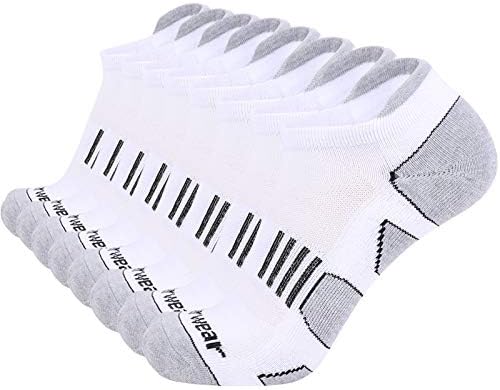 EnerWear 8P Unisex Arch Support Athletic Running Low Cut Sport Socks