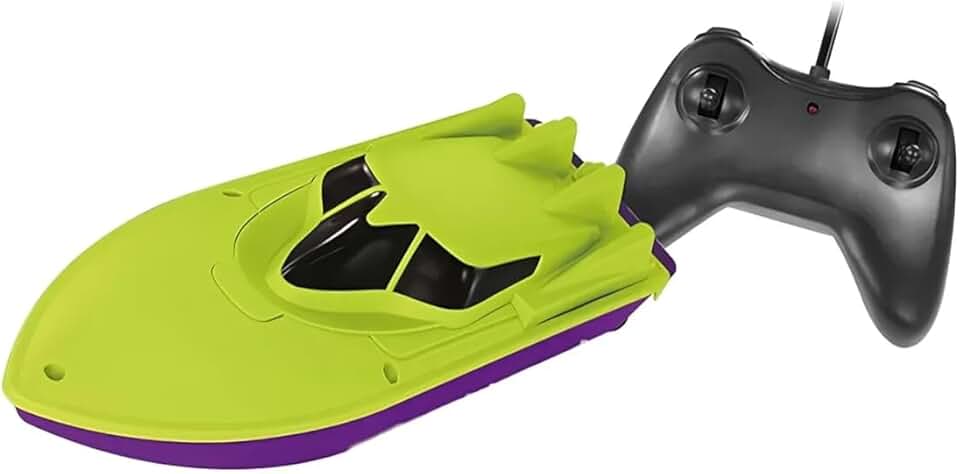 Lancha High Speed Rc Controle Remoto Barco Corrida (Verde)