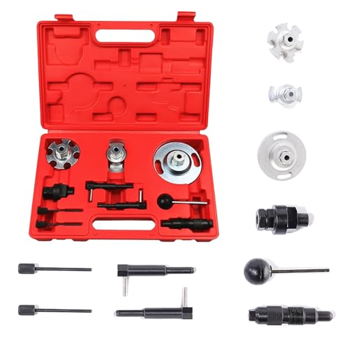 BODYGAD Ensemble D'outils De Réglage du Moteur, Outil De Réglage du Moteur du VéHicule pour Vag 2.7 3.0 Tdi V6 Et V8 Outil De Calage du Moteur Outil De Réglage du Moteur Diesel Adapté