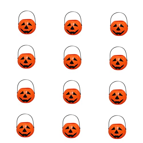 MERRYHAPY 12 Peças Decoração De Abóbora De Halloween Suporte De Doces De Abóbora Rolhas Para Artesan