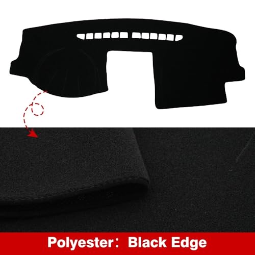 Tapis de tableau de bord VW Polo MK4 polyester noir protection UV 9N 9N3