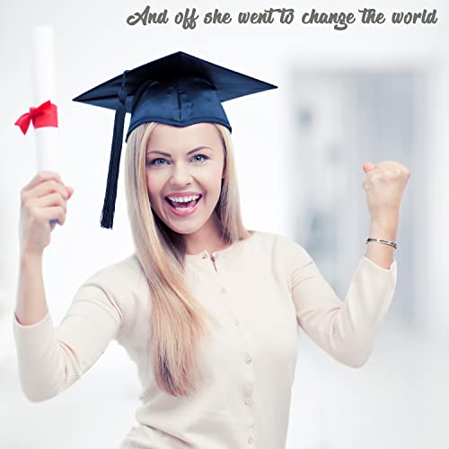 2023 Graduation Gifts For Her Inspirational Graduation Bracelet Senior High School College 5Th 8Th Grade Gifts Daughter Sister Friends Nurse Teen Girls And Off She Went To Change The World Cuff Class #TOP4