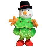 Large Gamme d'Applications : le pingouin de Noël porte un costume vert en forme de sapin de Noël et un bonnet de Noël avec des clochettes sur la tête. Son corps est décoré de lumières de Noël. Son apparence est enfantine et mignonne, parfaite pour être placée sur la cheminée, le canapé, la voiture, la chambre à coucher, le salon, le café, le bureau, la maison de desserts et d'autres endroits. Décoration parfaite pour Noël ou une fête sur le thème de Noël à l'intérieur.