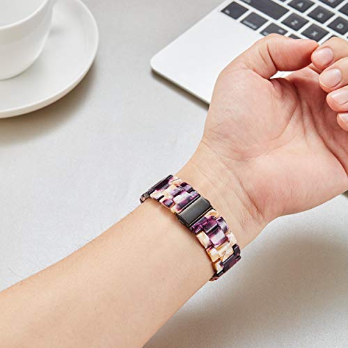 Image of BINLUN Compatible with Apple Watch Bands 38mm 40mm 41mm 42mm 44mm 45mm 46mm 49mm for Women Men Lightweight Resin Watch Straps Compatible with iWatch Series 11 /10 /9 /8 /7 /6 /5 /4 /3 /2 /1 /Ultra3 2 1 /SE3 2 1