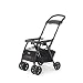 Chicco KeyFit Caddy Frame Stroller, Accepts All Chicco Infant Car Seats, Adjustable Handle, Parent Tray, Black/Black