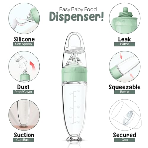 Image of 6-Piece Bpa-Free Silicone Solid Baby Feeding Set | Soft Suction Plates, Baby Food Bowl, Wooden Fork & Spoon, and More | Make Mealtime Fun and Easy for Your Little One