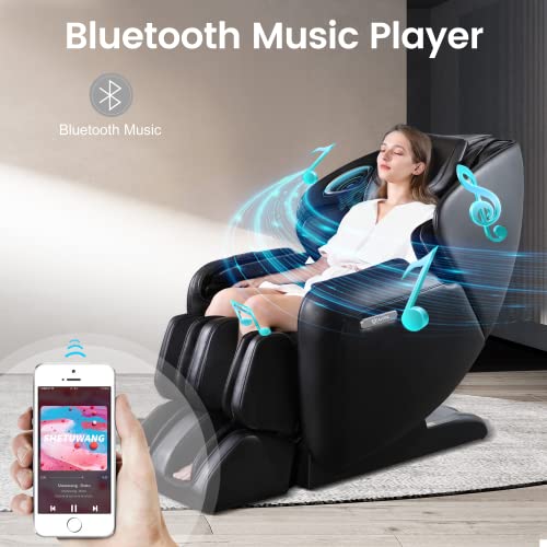 Shiatsu Massagesessel Aront mit Wärmefunktion und Zero-Gravity
