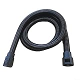 Trayneel Manguera de vacío extra larga de 2,5 m/3,5 m para modelos Kärcher NT20/30/WD1/WD2/WD4/WD5/WD6 | Puños giratorios dobles para evitar torceduras | Pieza de repuesto de plástico ABS negro (2,5 m