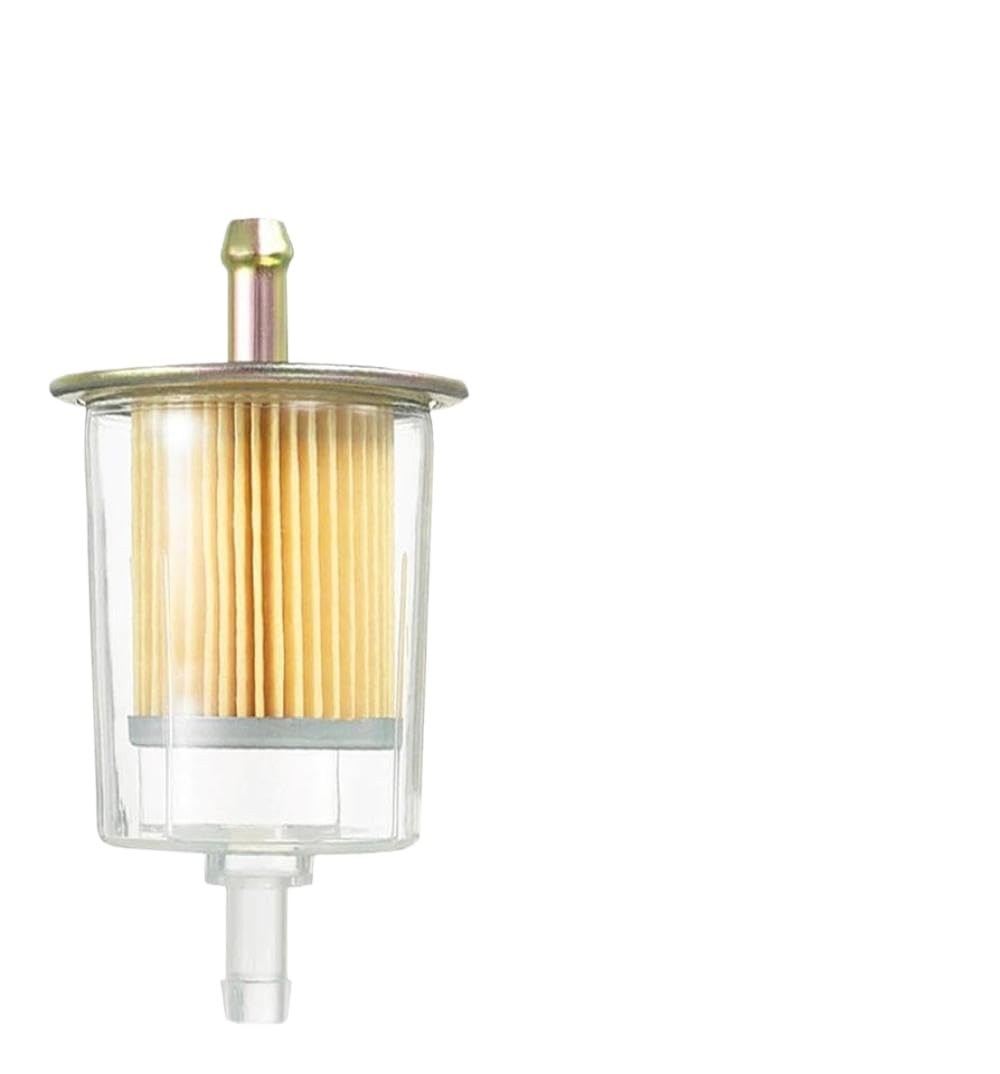 10 filtros de combustible en línea universales de 3/8 pulgadas compatibles con coches, tractores industriales, camiones, motocicletas, vehículos recreativos, motores a gasolina