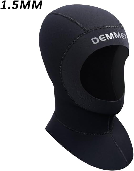Scuba Diving Hood 1.5MM Neoprene Wetsuit Hood Cap for Men Women, Thermal Surfing Snorkeling Hood with Shoulder Cover for Kayaking Swimming Sailing Canoeing Water Sports - Image 2