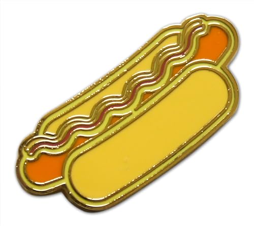 Image of Novel Merk Ice Cream, Pretzel, Pizza & Food Lapel Pin, Hat Pin & Tie Tack Set - with Clutch Back