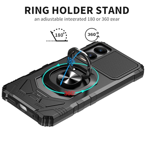 Coque pour Cricket Debut S3 antichoc noire avec support de visionnage