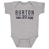 500 LEVEL Veronica Burton Golden State Font One-Piece Infant Bodysuit (Heather Gray, 12M)