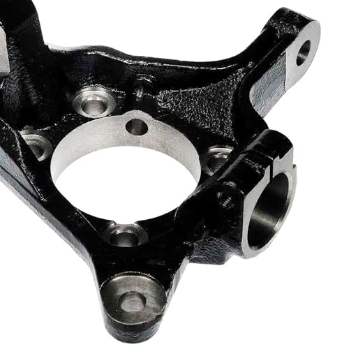 Image of Detroit Axle - Front Left Steering Knuckle for Subaru Forester Impreza XV Crosstrek WRX STI Driver Side Steering Knuckle Assembly Replacement