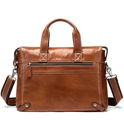 Sac à bandoulière en cuir pour homme, sacoche élégante et durable pour le bureau