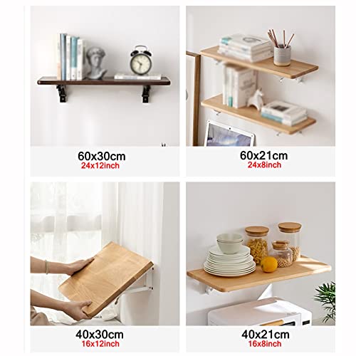 Table murale en bois pliante LUNEZY de taille E pour petits espaces - 5